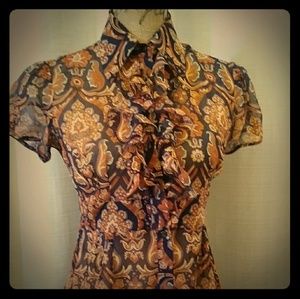 Etcetera silk blouse size 4